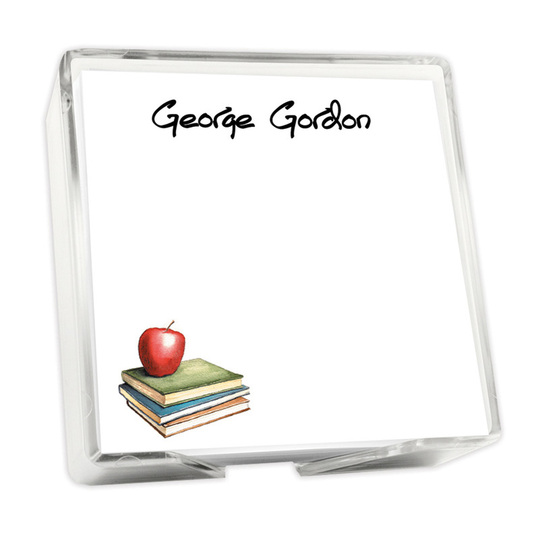 Apple Memo Square with Holder